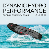 Planche de surf électrique avancée en fibre de carbone, Jetboard, Jetsurf, avec coussinet de traction en EVA rayé gris, batterie au lithium, moteur, embarcation nautique