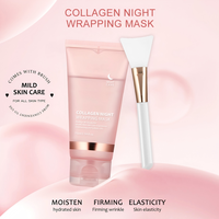 Masque Réparateur Nuit au Collagène Bestseller – Masque Biologique Peel-Off au Sérum Éclaircissant, Hydratant, Naturel et Végétarien, Nettoyant
