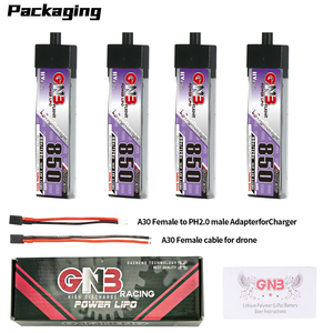 GNB GAONENG 1S 3.8V HV 850mAh 60C Plastic Head A30 RC LiPo <b>Battery</b> PowerWhoop EMAX Tinyhawk Brushless Kingkong Beta75S - Product Image 6