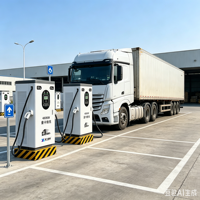 Station de recharge DC multi-standards pour véhicules électriques, compatible CCS GB/T CHAdeMO, borne de recharge rapide pour station-service autoroutière
