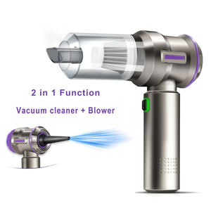 Aspirateur + Souffleur 2 en 1 Fonction 15000pa Rechargeable Sans Fil Aspirateur de Voiture à Main Électrique Dépoussiéreur d'Air