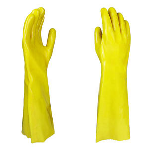 Gants de lavage de vaisselle en PVC East Asia 045, épaisseur moyenne, imperméables, résistants à l'huile, pour la cuisine et l'industrie chimique - Product Image 1