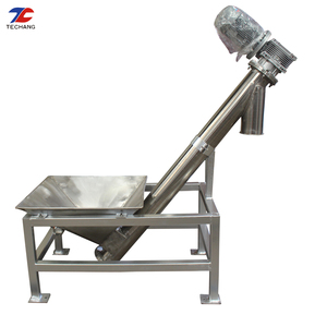 Geneigd Roestvrij Staal Voedsel Vijzel Schroeftransporteur Systeem - Product Image 4