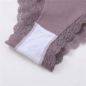 FINETOO all'ingrosso pizzo cotone donne Sexy mutandine Lingerie Plus Size mutande <span class=keywords><strong>slip</strong></span> brasiliani <span class=keywords><strong>slip</strong></span> femminili comodi ragazze - Product Image 6