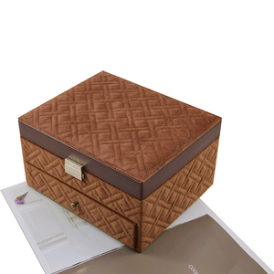 New Design Wholesale Velvet Packaging Jewelry Box Personalized Custom jewelry box set velvet