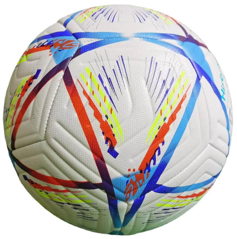 New QATAR Soccer Training Ball No.5 PU Soccer Ball For Adults Children And Teenagers Customizable LOGO Soccer Ball