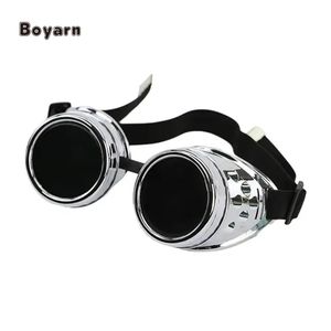 Boyarn 안전 태양열 관찰 안경 눈 보호를위한 Steampunk 일식 안경 유해한 빛으로 직접 태양 관측 - Product Image 4