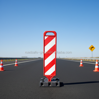 Heaby Duty Base en caoutchouc personnaliser panneau de signalisation routière/délinéateur pliable de route panneau d'avertissement de sécurité routière