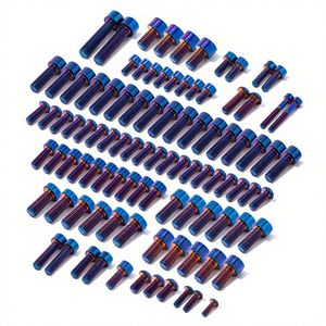 8 tornillos de encuadernación Chicago negros ranurados de 32x1/4 para fundas de arma - Product Image 1