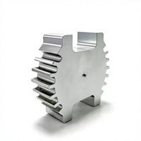 Radiateur de refroidissement en aluminium extrudé pour amplificateur audio haute puissance de la marque Zhongxin, dissipateur thermique en alliage d'aluminium extrudé sur mesure