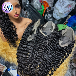 Peluca de Cabello Humano Natural Virgen con Frente de Encaje HD Completo sin Pegamento 13x6, Rizada Profunda Estilo Vietnamita, India y Peruana - Product Image 2