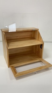 Boîte à pain en bambou personnalisée, stockage écologique en bois naturel sans BPA pour les aliments, <span class=keywords><strong>casse</strong></span>-<span class=keywords><strong>noisette</strong></span> flexible, conception décorative de vacances - Product Image 4