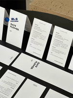 Cartes de remerciement personnalisées pour petites entreprises, inserts d'emballage e-commerce, cartes minimalistes de marque pour sacs cadeaux de boutique en ligne