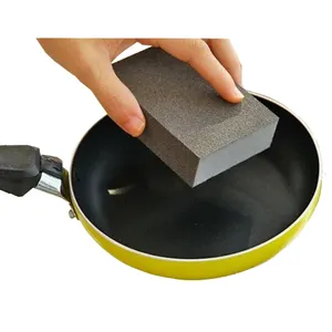 Carborundum Sponge Nano Emery Sponges Stone Pot Clean Brush Rust Eraser Grit Scouring Pads