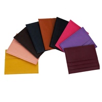 Porte-cartes de crédit en PU fin de bonne qualité, étui pour cartes d'identité et de visite, portefeuille en cuir véritable avec fente pour billets, logo personnalisé en relief