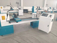 Tour à bois CNC rotatif entièrement automatique à alimentation automatique de haute qualité pour la production de bois
