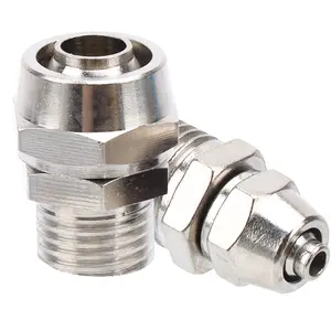 Brass Male Straight Rapid Fitting Pneumatic Fitting Two Touch Fitting