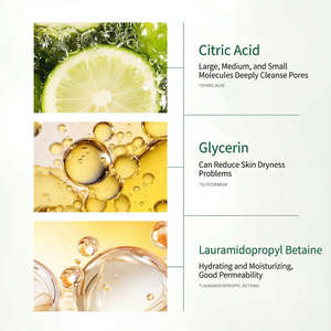 Limpiador <span class=keywords><strong>Facial</strong></span> Espumoso <span class=keywords><strong>de</strong></span> Uso Diario, Suave, con Aminoácidos, Control <span class=keywords><strong>de</strong></span> Grasa, Hidratante y Blanqueador, Marca Privada - Product Image 5