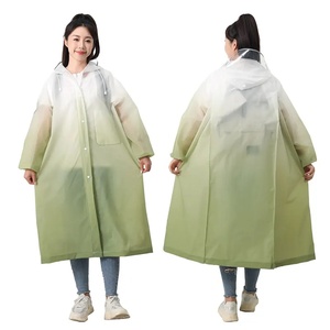 Imperméable de moto simple réutilisable pour hommes et femmes Long Full Body Imperméable à la pluie Riding Special Electric Bike Waterproof EVA Logo Hood - Product Image 5