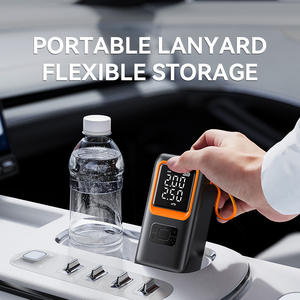 Compresseur d'air <span class=keywords><strong>sans</strong></span> fil à charge rapide, gonfleur de pneus pour voiture et vélo, affichage en temps réel, <span class=keywords><strong>pompe</strong></span> à pneus, 4000 mAh, compresseur d'air portable pour voiture - Product Image 3