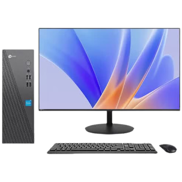 Lenovos Lecoo 310 New Small Desktop PC Intel Core I5-13420H 16GB 512GB SSD Windows 11 PRO Business Office Home Use 23.8-inch