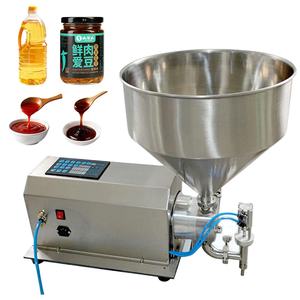 Machine de remplissage à pompe rotative avec pesage pour miel, confiture, beurre de cacahuète, shampoing, colle, sauce, ketchup, mayonnaise, lotion - Product Image 2