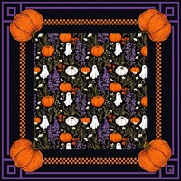 Nouveau tapis de mahjong américain pour Halloween, fin, antidérapant, réduction du bruit, housse de table, tapis de jeu personnalisé, tapis de jeu de société, lot de 2 pièces
