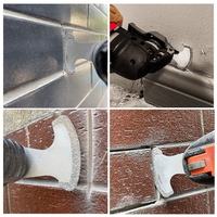 Lame de scie à Segment diamant la plus solide de 57mm pour couper les joints de carrelage défectueux et les rainures dans le plâtre avec boîte en plastique