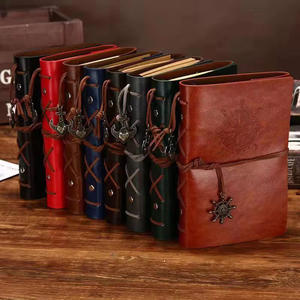 Carnet en cuir de style pirate vintage, carnet à feuilles mobiles rechargeable pour l'école, les voyages, journal intime, bloc-notes, A5 - Product Image 1