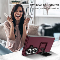 Funda Plegable Ultra Suave al Tacto para Samsung Galaxy Z Fold 8, con Soporte Telescópico, Protección Completa a Prueba de Golpes