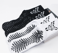 Chaussettes de sport pour hommes avec logo personnalisé, antidérapantes, sans couture, pour le football, la course à pied, chaussettes de sport antidérapantes