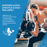 Capsules de citrate de magnésium en marque privée, complément alimentaire pour adultes, favorise un sommeil réparateur, 2 capsules par jour, flacon de 90 capsules