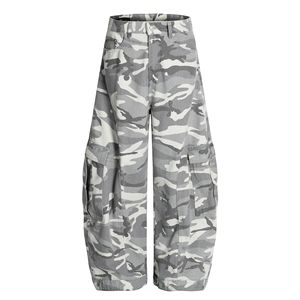 Jeans de Camuflaje Ligeros Huanqiu, Corte Holgado con Bolsillos Laterales, Cintura Media, Talla Grande, Lavados, para <span class=keywords><strong>Hombre</strong></span> - Product Image 2