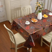 Nappe PVC tissu couverture protecteur rouleau tapis dentelle Transparent en plastique imprimable feuille Table napperon vinyle toile cirée coureur tapis