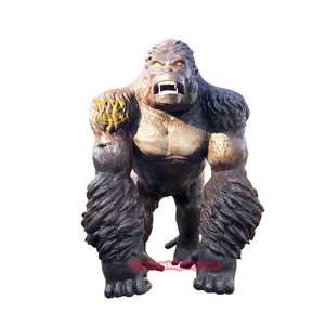 Escultura <span class=keywords><strong>de</strong></span> Mono <span class=keywords><strong>de</strong></span> Metal con Técnica <span class=keywords><strong>de</strong></span> Fundición, Estilo Artesanal - Product Image 5