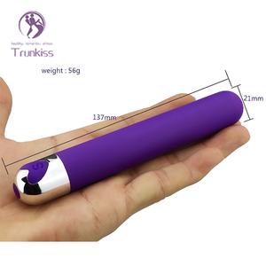 Vibrator masturbasi wanita mainan seks dewasa silikon tahan lama dan bahan ABS kebisingan rendah tahan air kinerja Vibrator peluru - Product Image 2