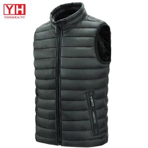 Gilet Invernale da <span class=keywords><strong>Uomo</strong></span> Personalizzabile con Logo, Giacca Senza Maniche Imbottita con Colletto - Product Image 1