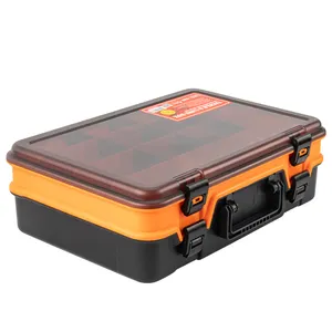 K1101 Fishing Box Custom compartments Fishing Accessories lure Hook Box Storage Double Sided Fishing Tackle Box