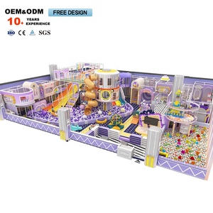 200 400 600 800 Pastel <b>Candy</b> Theme Playhouse Set Commercial Children Play Area Soft Equipment Kids Indoor Playground - Product Image 4