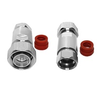 RF-Steckverbinder 4.3-10 Typ Mini-DIN Männlich Klemmbar für 1/2 Superflex Flexibles Koaxialkabel