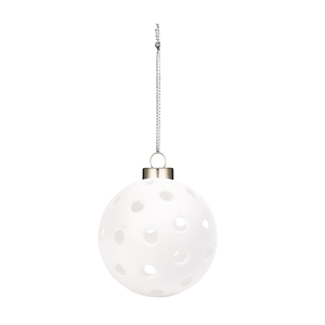 Venta al por mayor OEM Pickleball llavero 40 agujeros ornamento para vacaciones árboles de Navidad decoraciones regalo recuerdo - Product Image 6