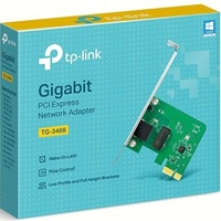 Tarjeta de Red Gigabit PCIe TP-Link TG-3468 V4, Adaptador con Cable de 1000M