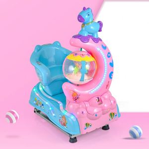 Hot Sales Commercial Coin Operated Kids Ride Moon Shaped Gaming Console Kiddie Rides Car - Product Image 3