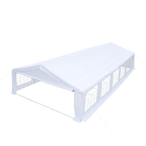 Tente de fête de grande qualité 20x40ft galvanisé coupe-vent PE PVC <span class=keywords><strong>abri</strong></span> pour événements en plein air 100 invités étanche - Product Image 5