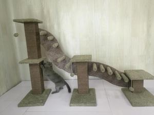 Multi MDF Plate Artificial Tree <strong>Cat</strong> Private Label Long Pet <strong>Cat</strong> <strong>Wall</strong> <strong>Shelves</strong> - Product Image 4