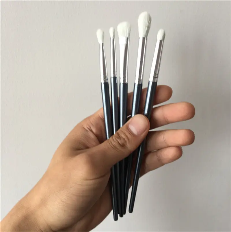 Wholesale Professional Eye Shadow Cosmetic Makeup Brushes Set with Vegan Soft Synthetic Hair Private Label