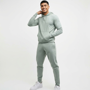 Conjunto Deportivo de Dos Piezas para Hombre, Estilo Moderno, Mangas Largas, Liso, en Oferta - Product Image 1