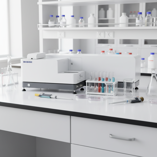 BIOBASE Automatic Laser Particle Size Analyzer One Button Wet Dry Switch and Bubble Free Design for Lab