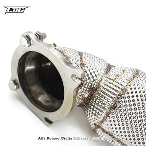 Downpipe di Scarico Boska di Alta Qualità per Alfa Romeo <span class=keywords><strong>Giulia</strong></span>/Stelvio 2.0T 2017-2021, Tubi di Scarico Prestazionali in Acciaio Inossidabile - Product Image 3