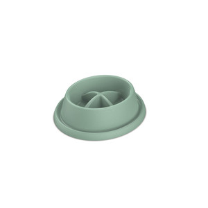 Tazón de Plástico Hecho en Italia con Forma de Botella para Comida y Agua, Fácil de Lavar, Uso Interior/Exterior, Tamaño Pequeño para Perros y Gatos - Product Image 1